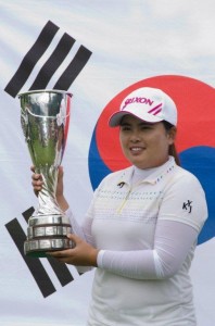 La Sud Coréenne In Bee Park l'avait emporté lors de l'Evian Masters 2012 - Photo D. R. /Golf Rhône-Alpes Magazine