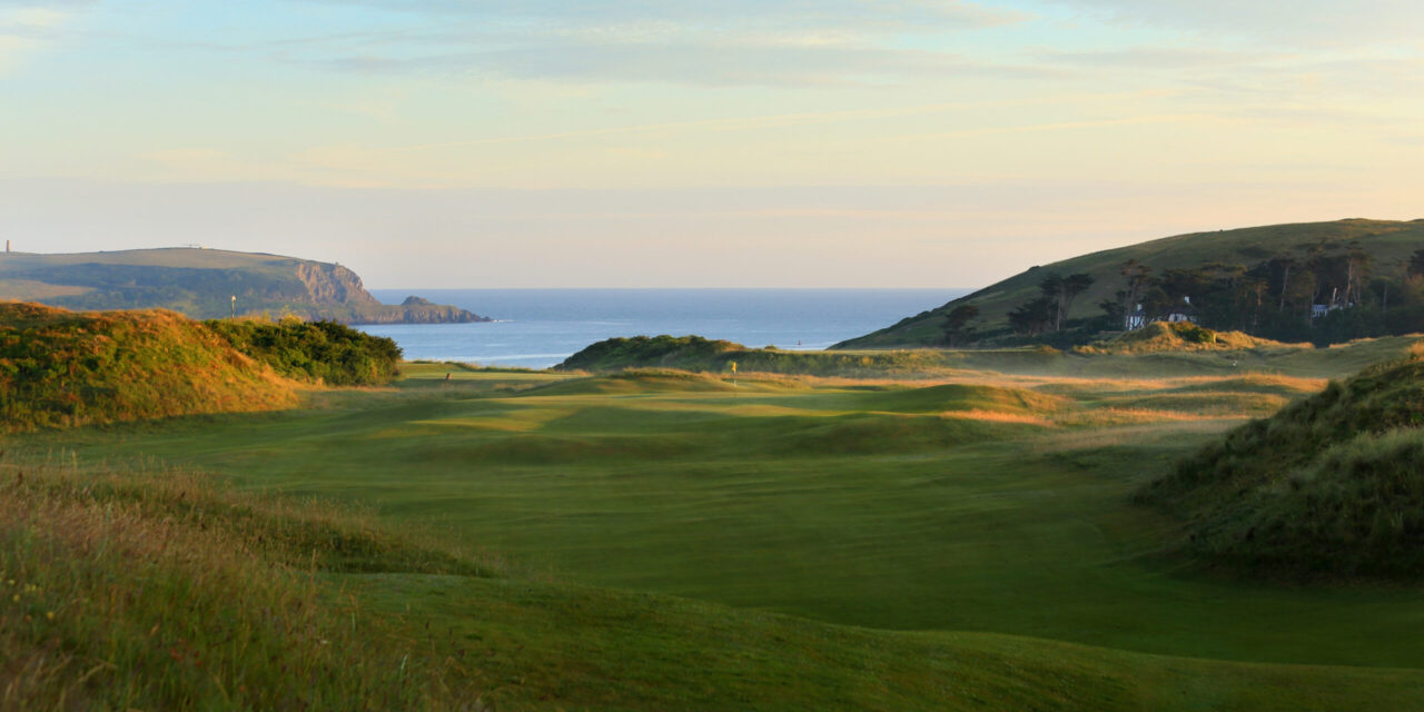 St Enodoc, l’Atlantique en face
