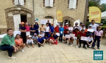 À Mionnay, 15 lauréats pour la finale de l’Amundi Evian Kids Cup