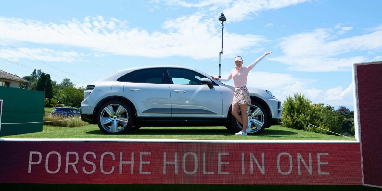 The Amundi Evian Championship : Jodi Ewart Shadoff, le trou en un… Et la Porsche !