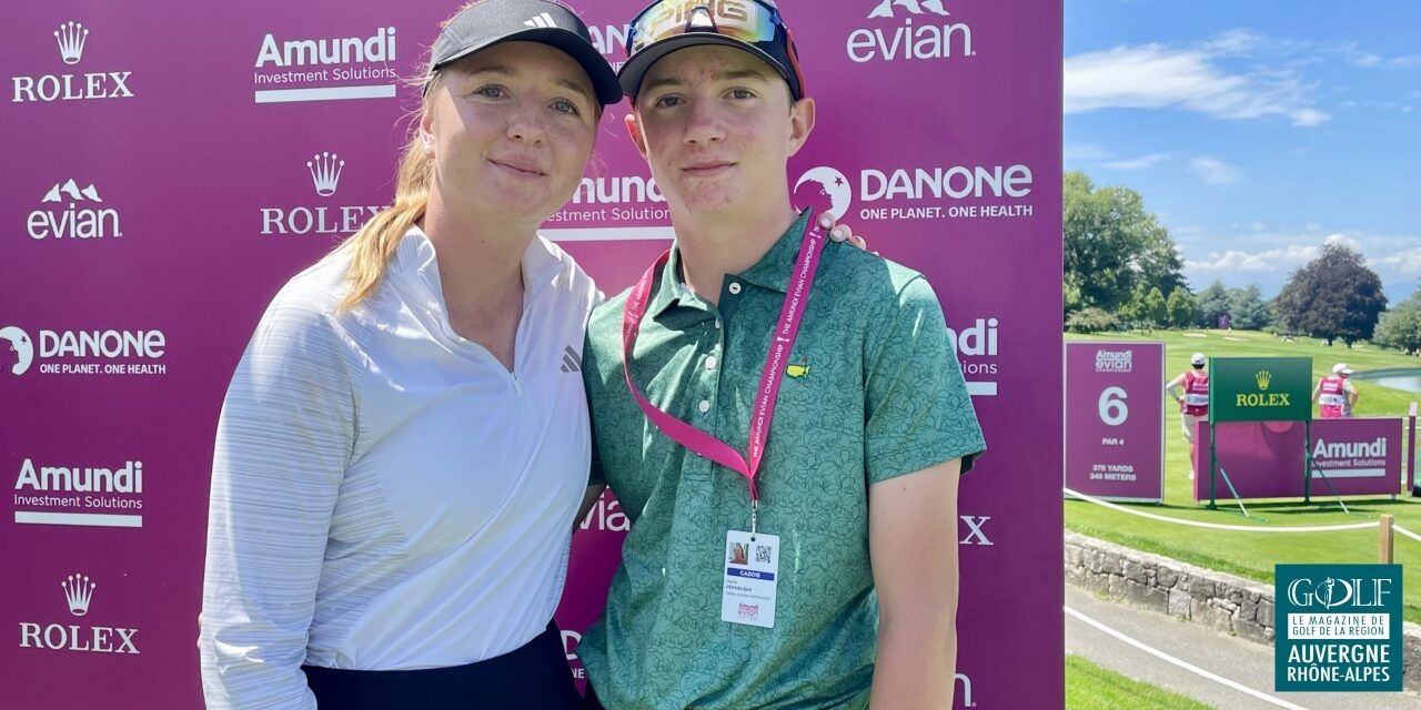 The Amundi Evian Championship : Adela Cernousek avec la complicité de son frère