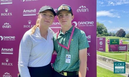 The Amundi Evian Championship : Adela Cernousek avec la complicité de son frère
