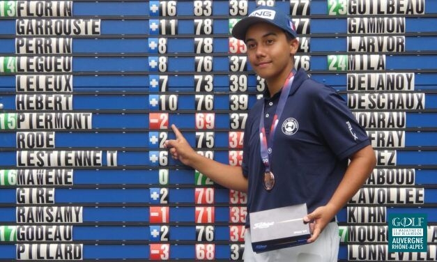 CFJ U14 : Jayson Piermont (Esery) 3e de la qualif