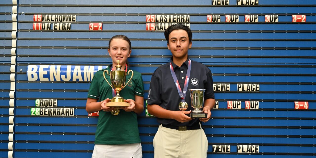 CFJ U12 – U14 : Zélie Guilloux et Jayson Piermont titrés