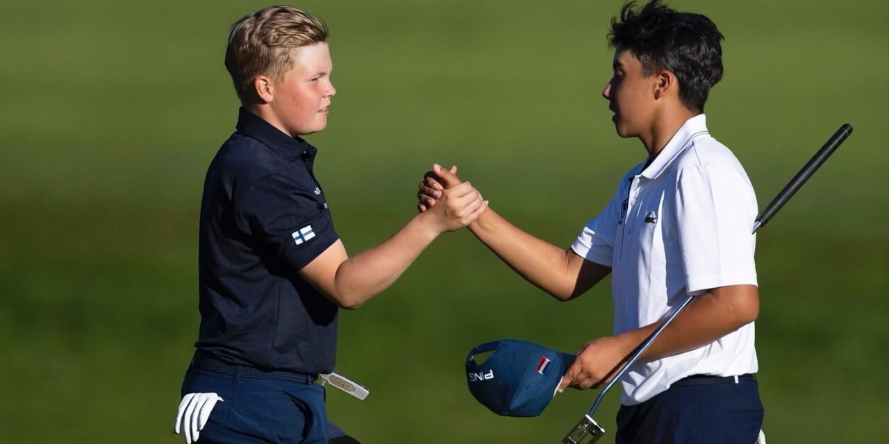 Amundi Evian Juniors Cup : Jayson Piermont 3e ex-aequo en individuel