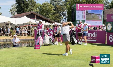 Amundi Evian : Nastasia Nadaud fléchit