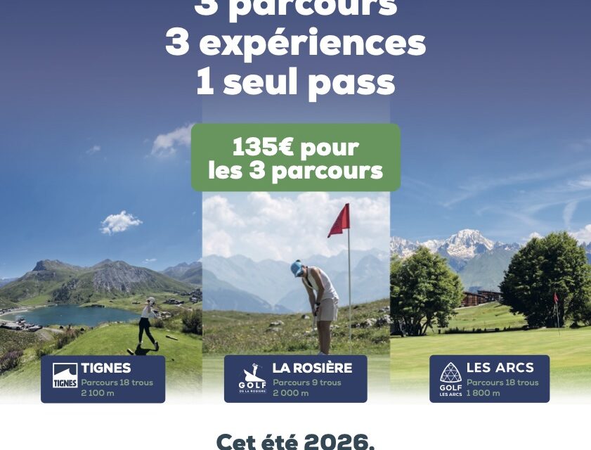 Un nouveau Pass Golf Montagne en Savoie