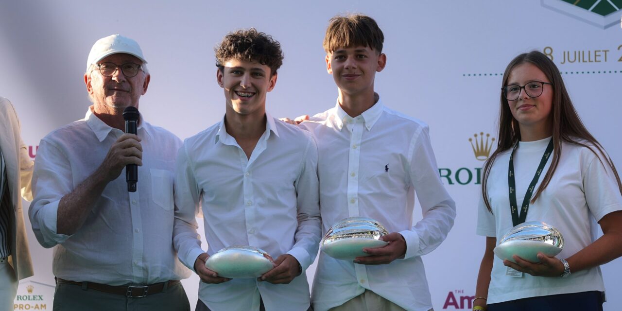 The Amundi Evian Championship : 2 élèves du Centre de Performance titrés au Pro-Am Rolex.