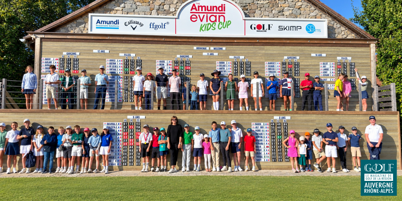 Les Rhônalpins se distinguent à l&rsquo;Amundi Evian Kids Cup